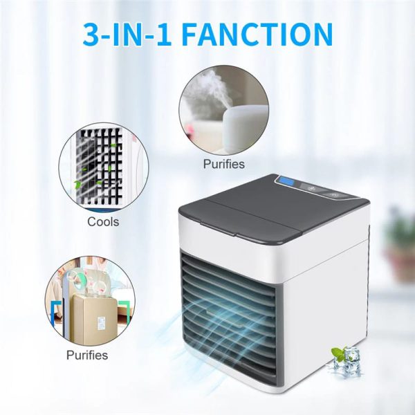 Mini Air Conditioning Cooling Fan Multifunction Usb New Household Portable Air Conditioner Humidifier Strong Wind | Portable Fan | Portable Air Cooler (random Color)